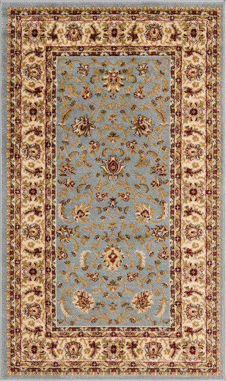 Light Blue 3' 1 x 5' 3 Voyage Rectangle Area Rug
