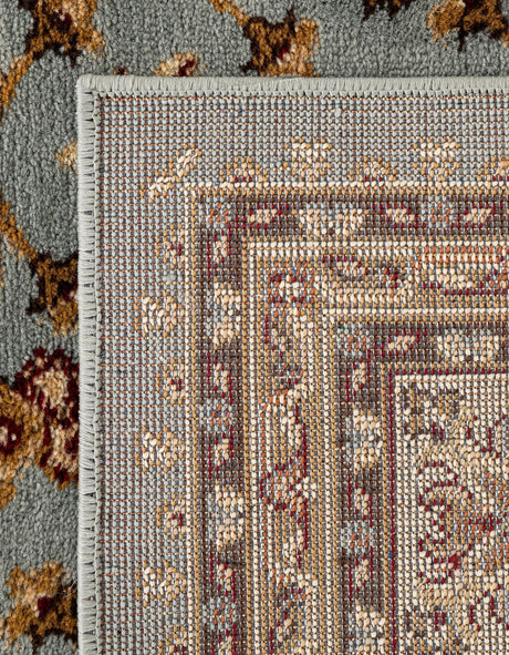 Light Blue 7' 1 x 10' Voyage Rectangle Area Rug Persian Inspired Classic Traditional Design Durable Carpet Mat for Home Interior Design for Sale at Rug Engine