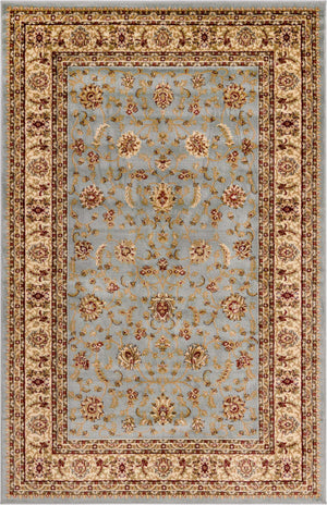 Light Blue 5' 3 x 8' Voyage Rectangle Area Rug
