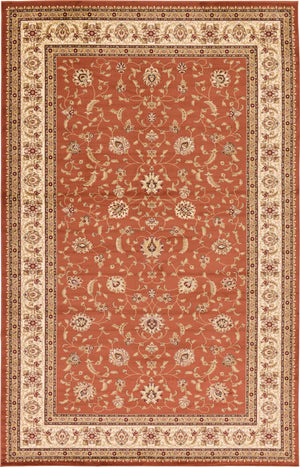 Brick Red Light Rose 10' 6 x 16' 5 Voyage Rectangle Area Rug
