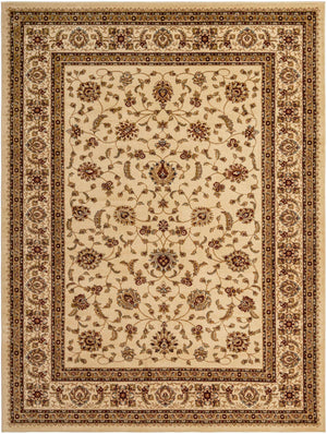 Cream 9' x 12' Voyage Rectangle Area Rug