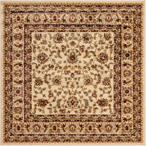 Cream 4' 1 x 4' 1 Voyage Square Area Rug