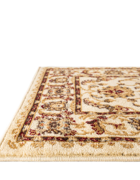 Cream 9' x 12' Voyage Rectangle Area Rug Persian Inspired Classic Traditional Design Durable Carpet Mat for Home Interior Design for Sale at Rug Engine