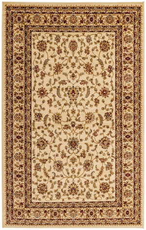 Cream 5' 3 x 8' Voyage Rectangle Area Rug