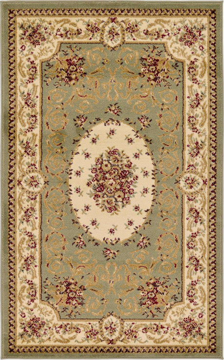 Green 3' 1 x 5' 3 Versailles Rectangle Area Rug
