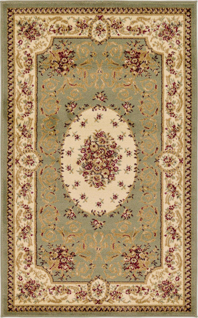 Green 3' 1 x 5' 3 Versailles Rectangle Area Rug