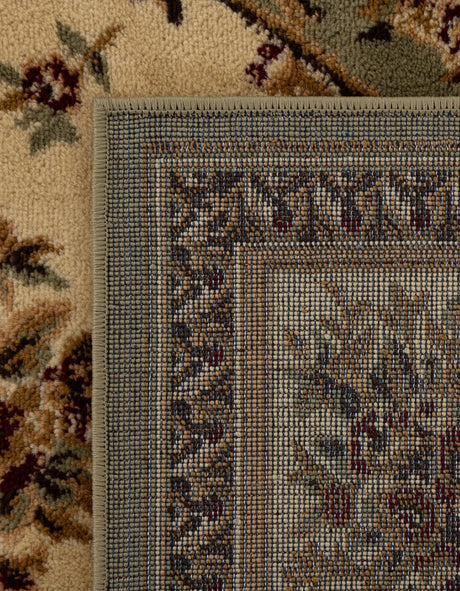 Green 4' 1 x 4' 1 Versailles Square Area Rug Classic Traditional Motif Indoor Carpet for Hallways, Dining Rooms, Bedrooms, Living Room, Office for Sale at Rug Engine