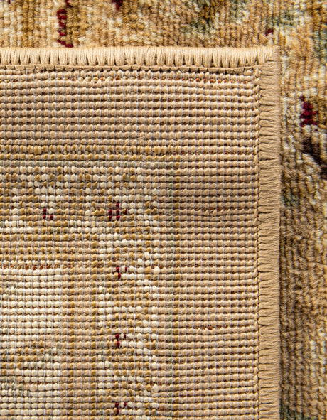 Tan 4' 1 x 4' 1 Versailles Square Area Rug Classic Traditional Motif Indoor Carpet for Hallways, Dining Rooms, Bedrooms, Living Room, Office for Sale at Rug Engine