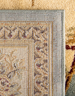Light Blue 4' 1 x 4' 1 Versailles Square Area Rug Classic Traditional Motif Indoor Carpet for Hallways, Dining Rooms, Bedrooms, Living Room, Office for Sale at Rug Engine