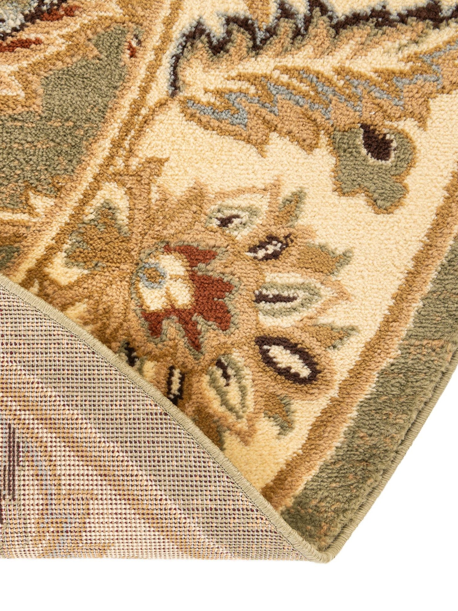 Green 7' 10 x 7' 10 Voyage Round Area Rug