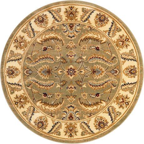 Green 6' 1 x 6' 1 Voyage Round Area Rug