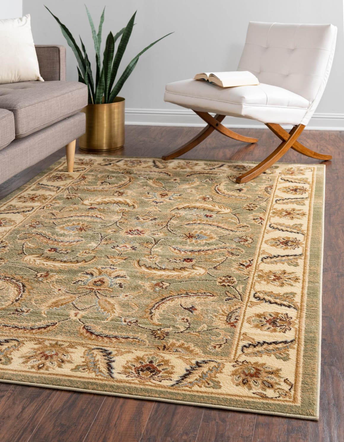 Green 4' 1 x 6' 1 Voyage Rectangle Area Rug