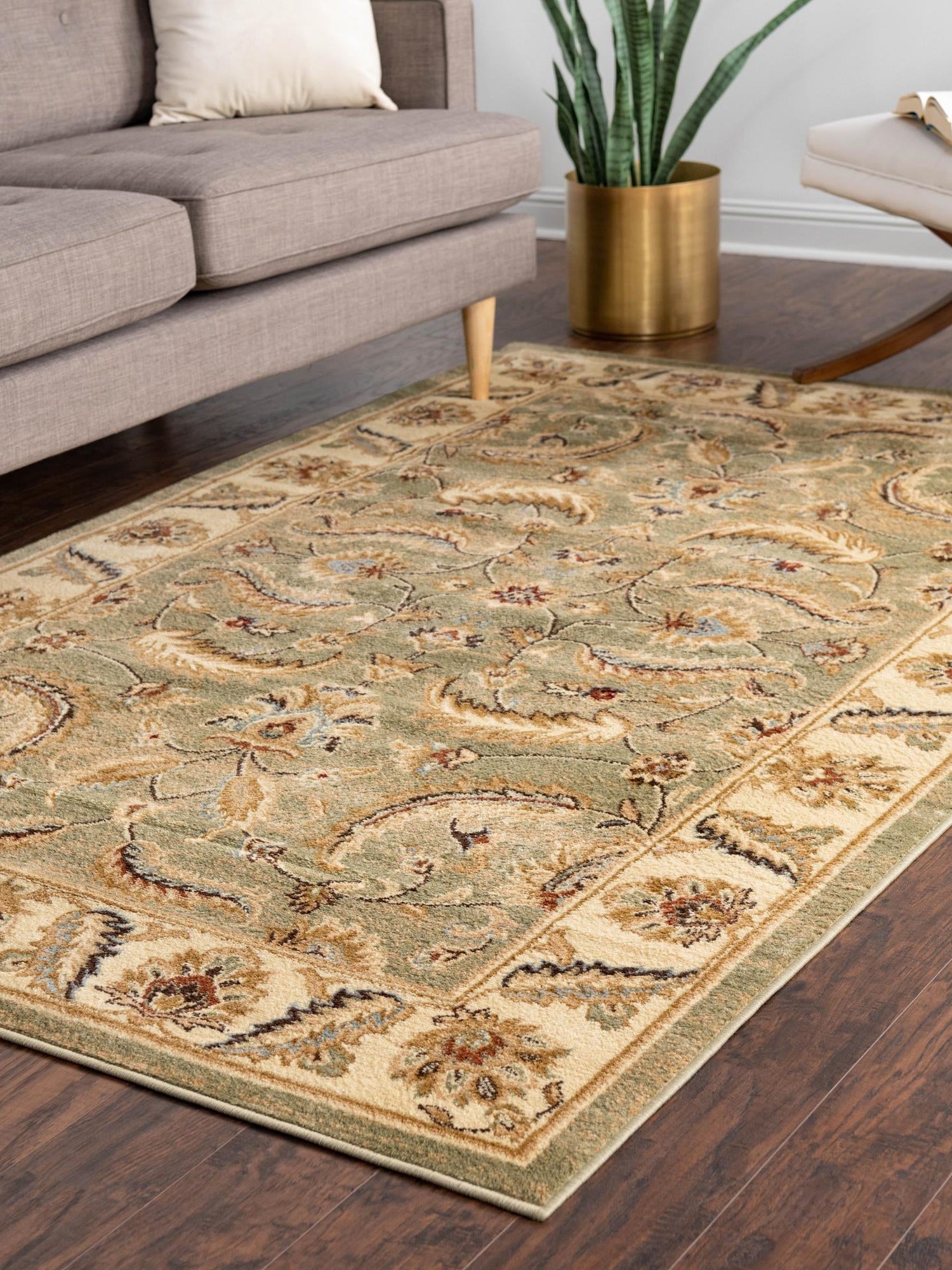 Green 7' 10 x 10' Voyage Rectangle Area Rug