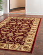 Red 7' 1 x 10' Voyage Rectangle Area Rug Persian Inspired Classic Traditional Design Durable Carpet Mat for Home Interior Design for Sale at Rug Engine
