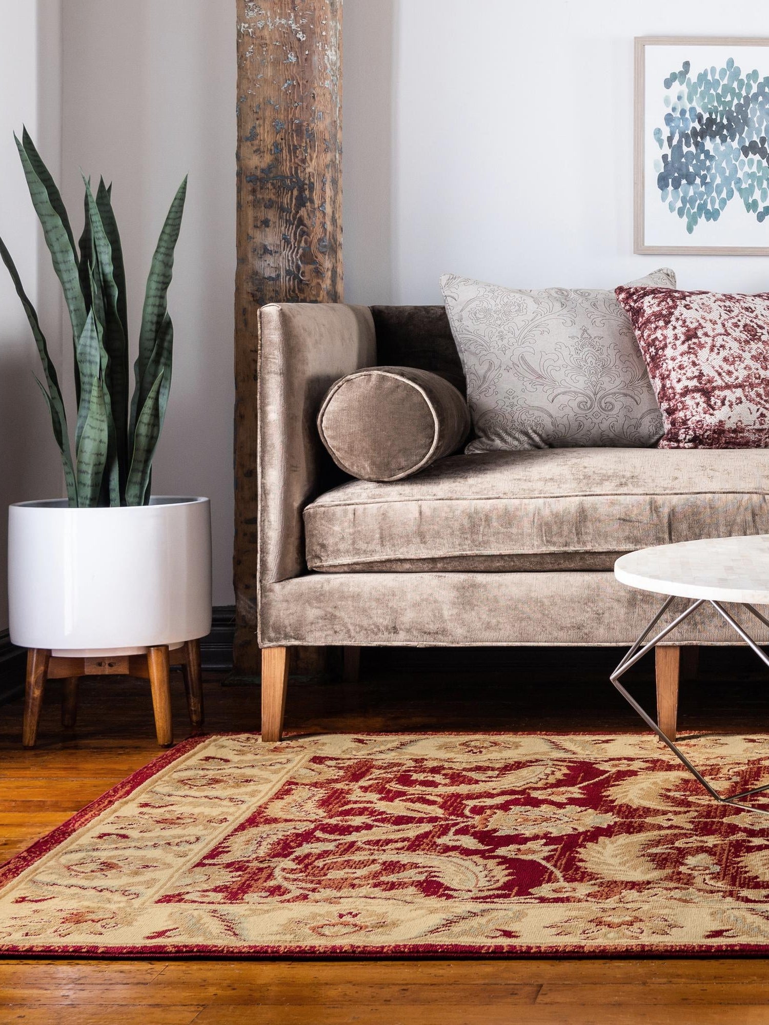 Red 3' 3 x 5' 3 Voyage Rectangle Area Rug