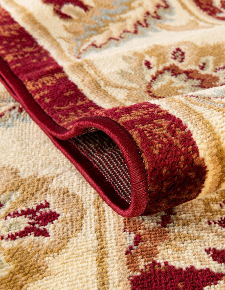 Red 7' 1 x 10' Voyage Rectangle Area Rug Persian Inspired Classic Traditional Design Durable Carpet Mat for Home Interior Design for Sale at Rug Engine