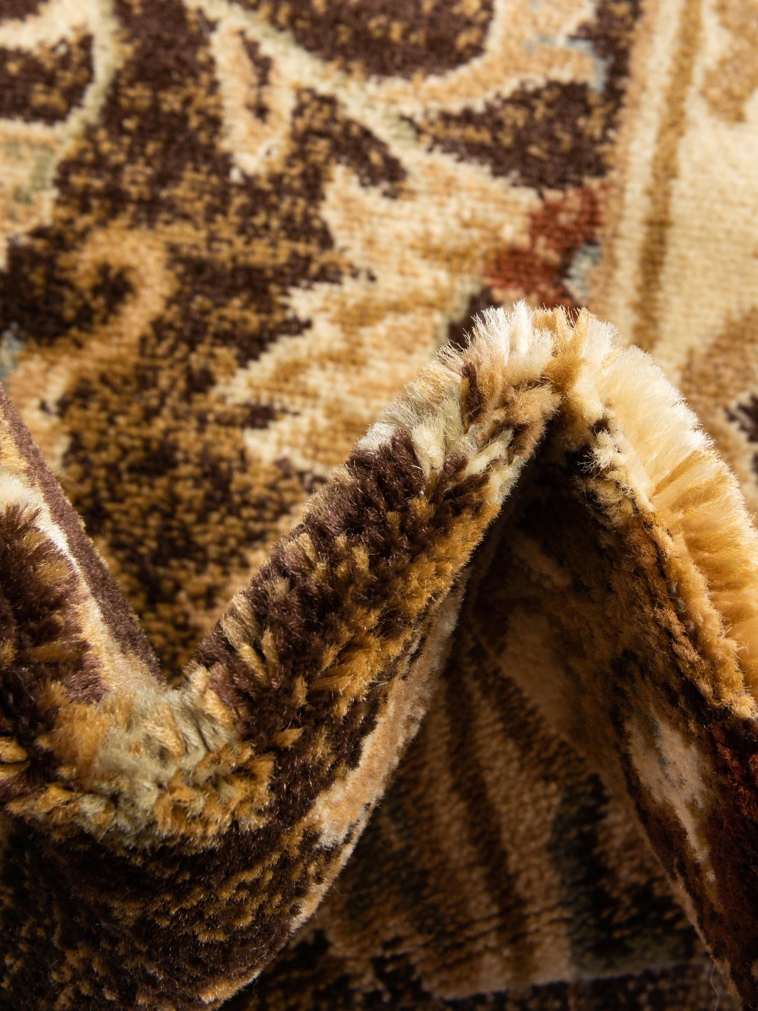 Brown 7' 10 x 7' 10 Voyage Round Area Rug