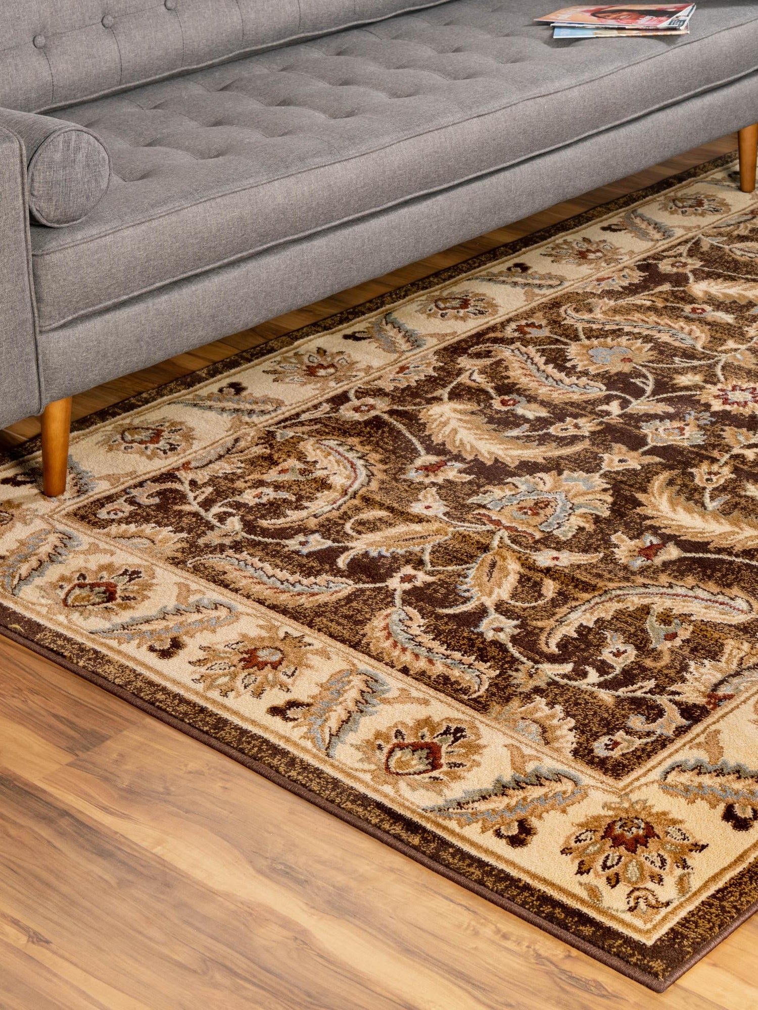 Brown 3' 3 x 5' 3 Voyage Rectangle Area Rug