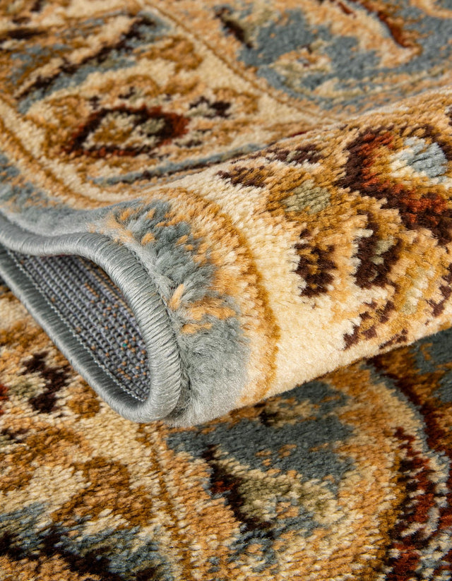 Light Blue 6' 1 x 6' 1 Voyage Round Rug