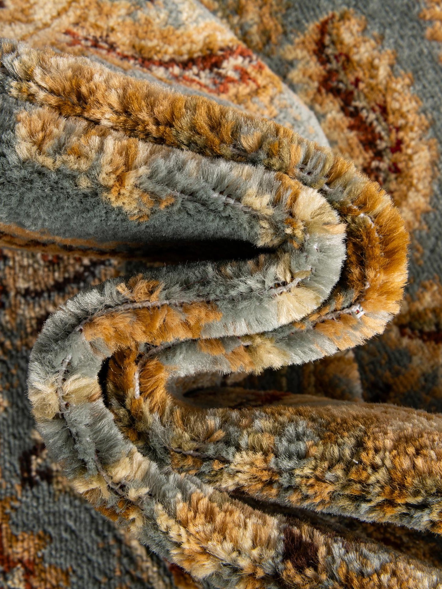 Light Blue 6' 1 x 6' 1 Voyage Round Area Rug