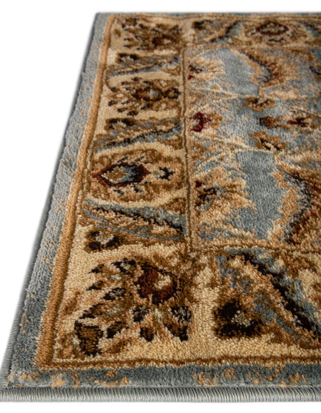 Light Blue 3' 3 x 5' 3 Voyage Rectangle Area Rug Persian Inspired Classic Traditional Design Durable Carpet Mat for Home Interior Design for Sale at Rug Engine