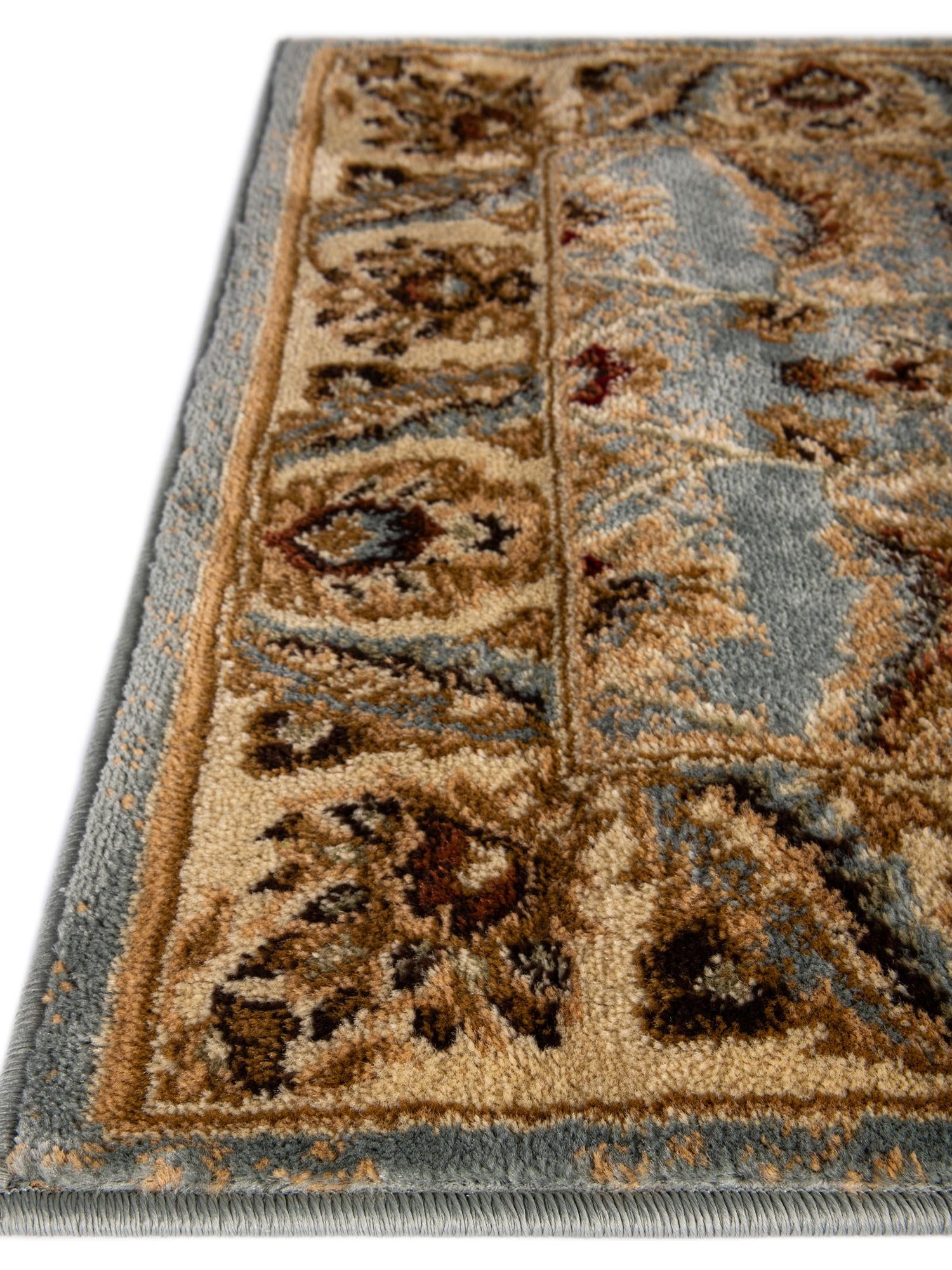 Light Blue 5' 1 x 8' Voyage Rectangle Area Rug