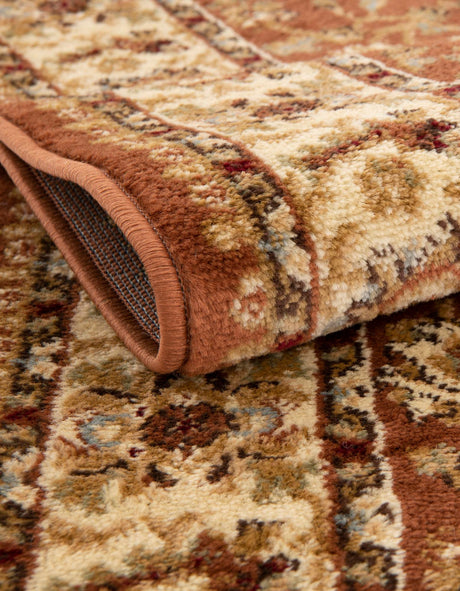 Brick Red 6' 1 x 6' 1 Voyage Round Area Rug