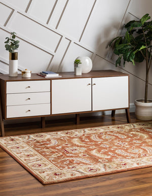 Brick Red 4' 1 x 6' 1 Voyage Rectangle Area Rug