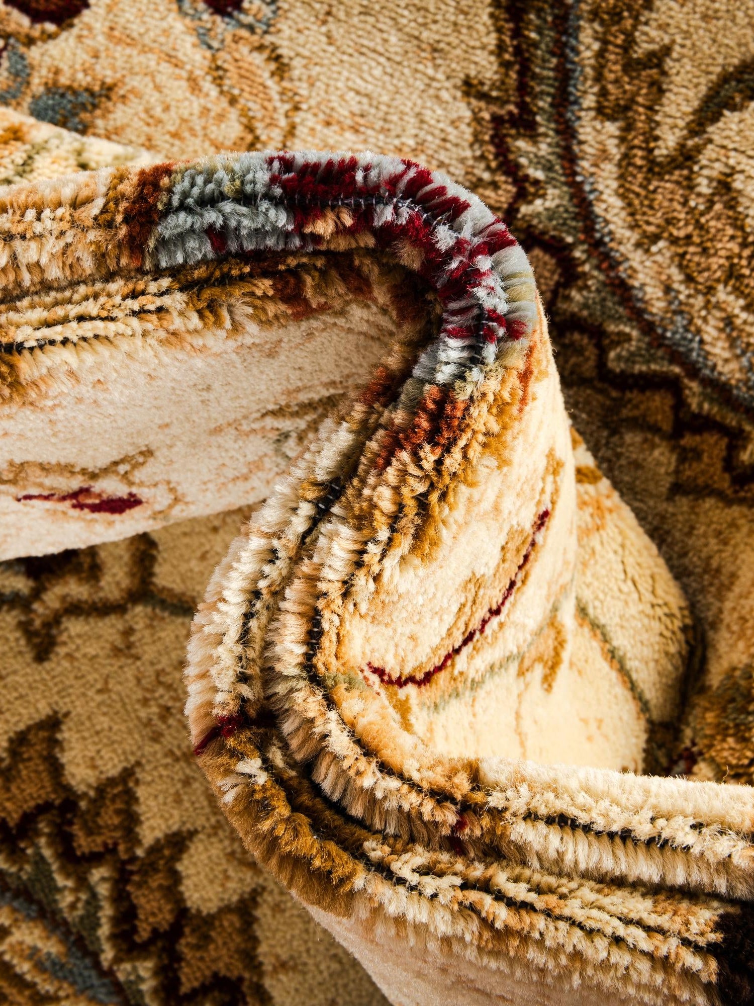 Cream 6' 1 x 6' 1 Voyage Round Area Rug