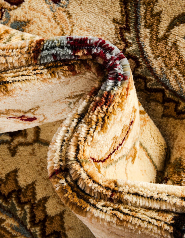 Cream 6' 1 x 6' 1 Voyage Round Area Rug