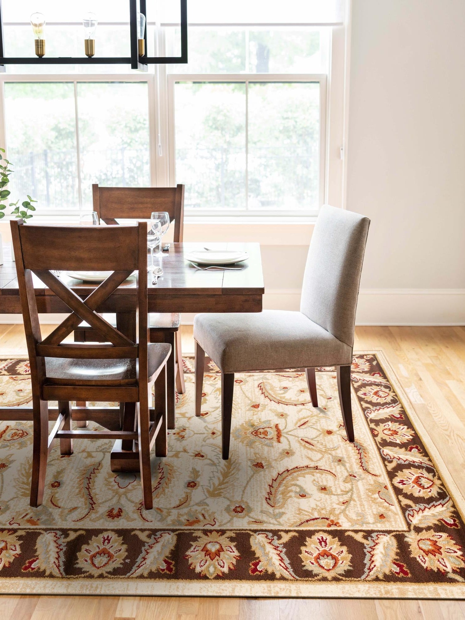 Cream 10' 6 x 16' 5 Voyage Rectangle Area Rug