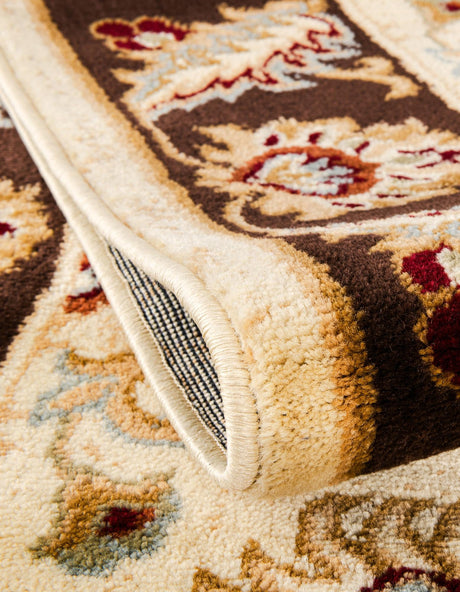 Cream 9' x 12' Voyage Rectangle Area Rug Persian Inspired Classic Traditional Design Durable Carpet Mat for Home Interior Design for Sale at Rug Engine