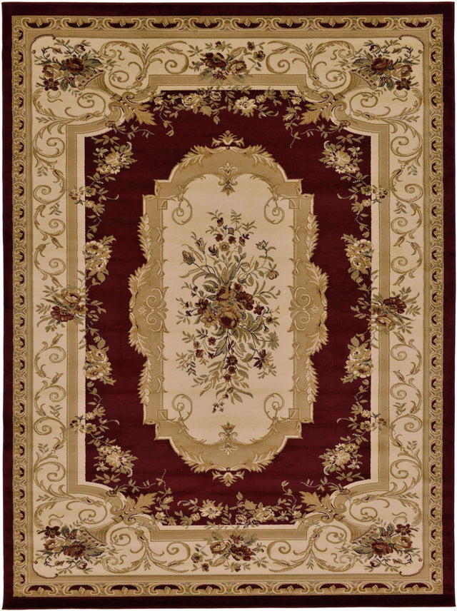 Red 9' x 12' Versailles Rectangle Rug