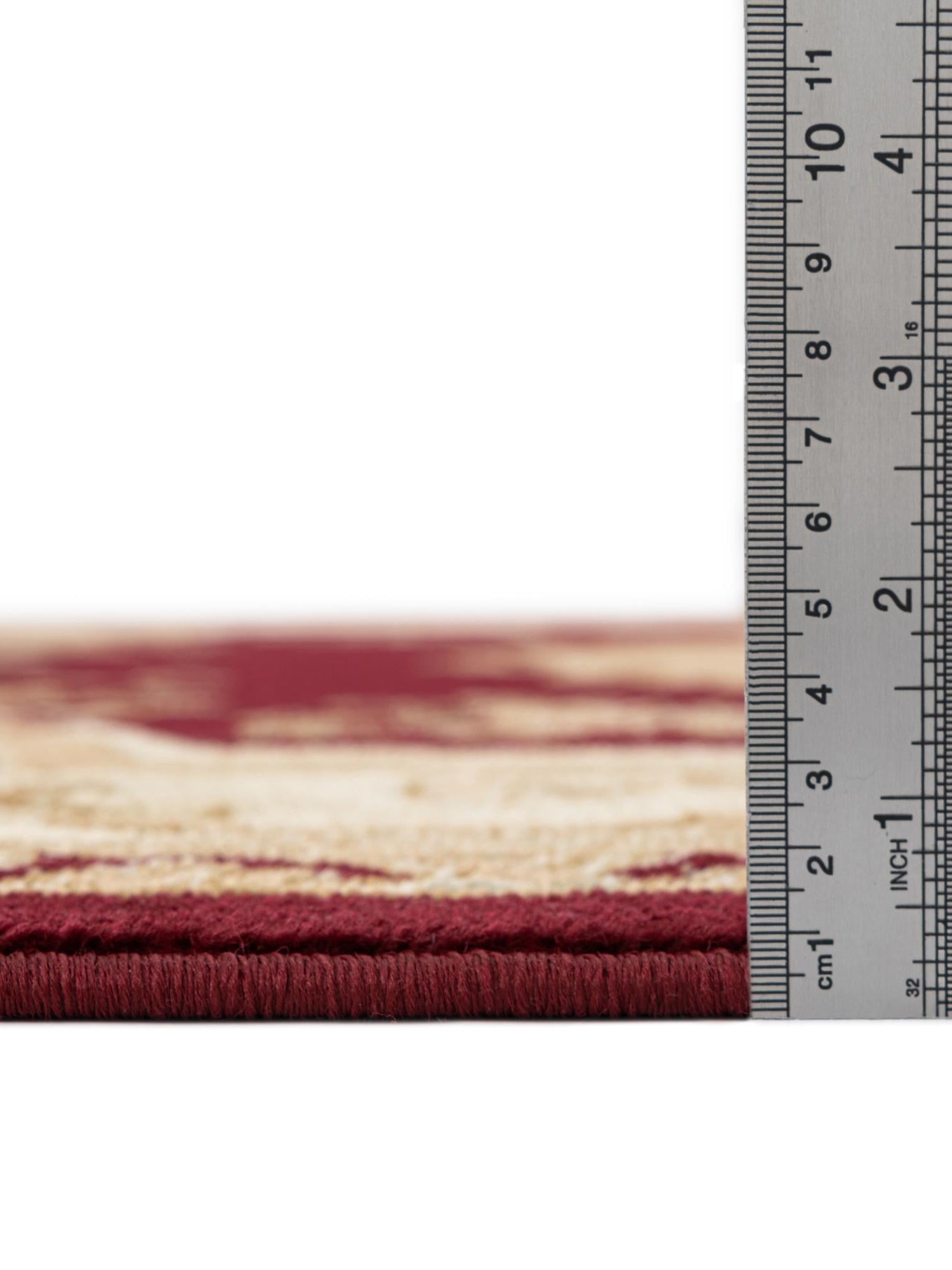 Red 6' 1 x 6' 1 Versailles Round Area Rug