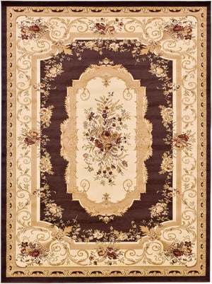 Brown 9' x 12' Versailles Rectangle Area Rug