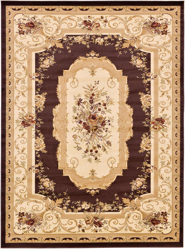 Brown 9' x 12' Versailles Rectangle Area Rug