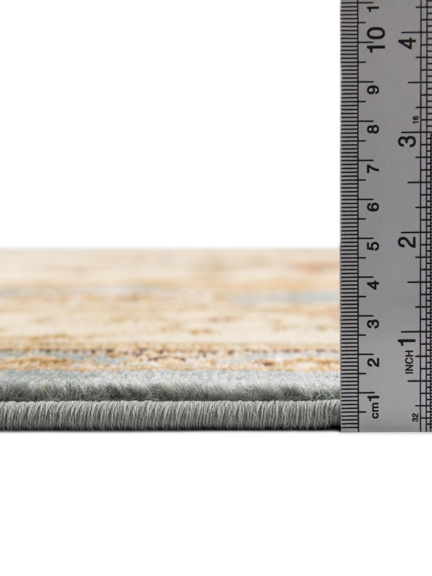 Light Blue 13' 1 x 13' 1 Versailles Round Area Rug