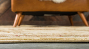 Cream 4' 1 x 4' 1 Versailles Round Area Rug