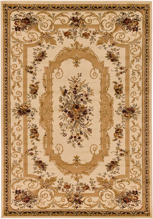 Cream 7' 1 x 10' Versailles Rectangle Area Rug