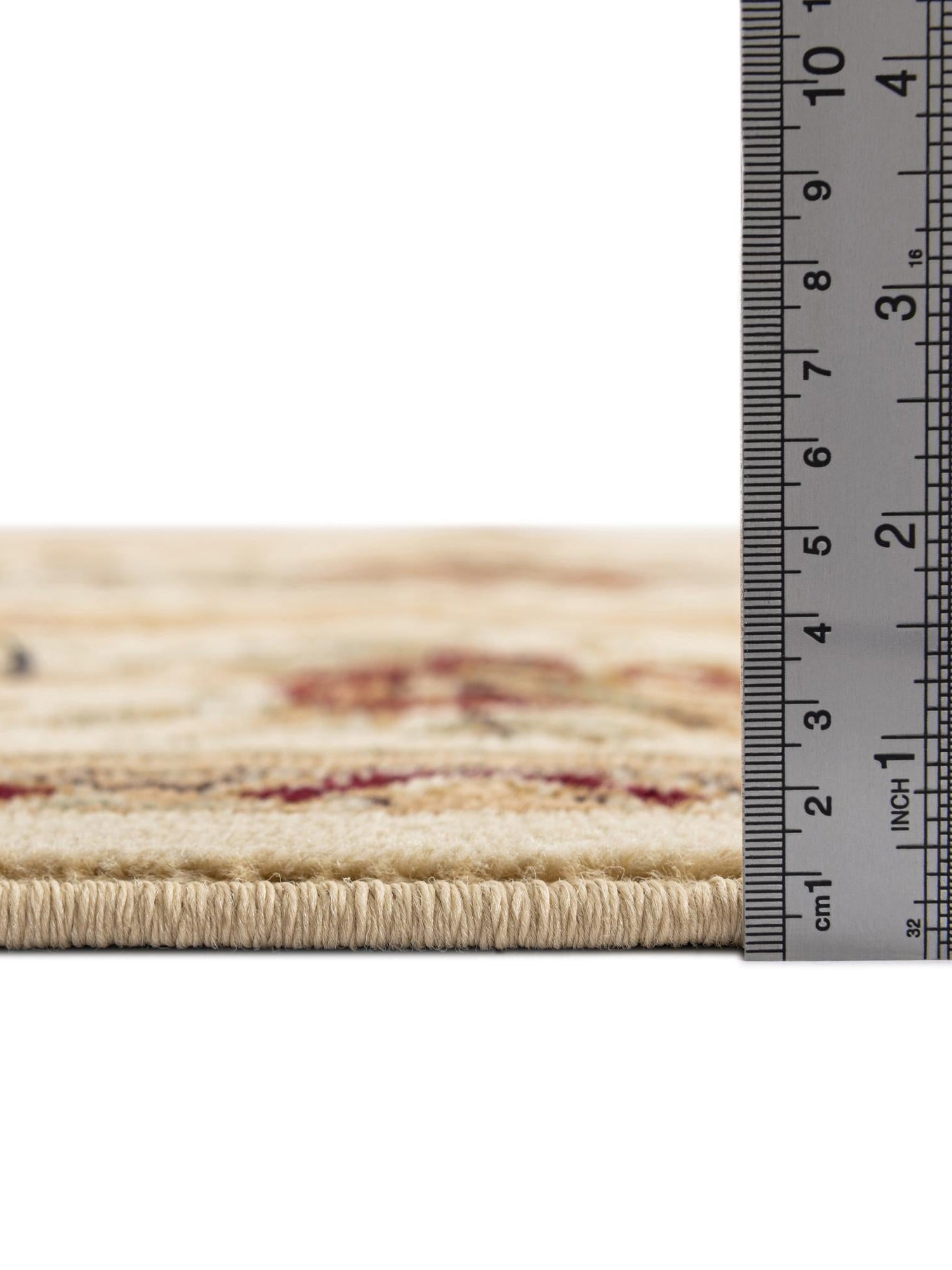 Cream 7' 10 x 7' 10 Versailles Round Area Rug