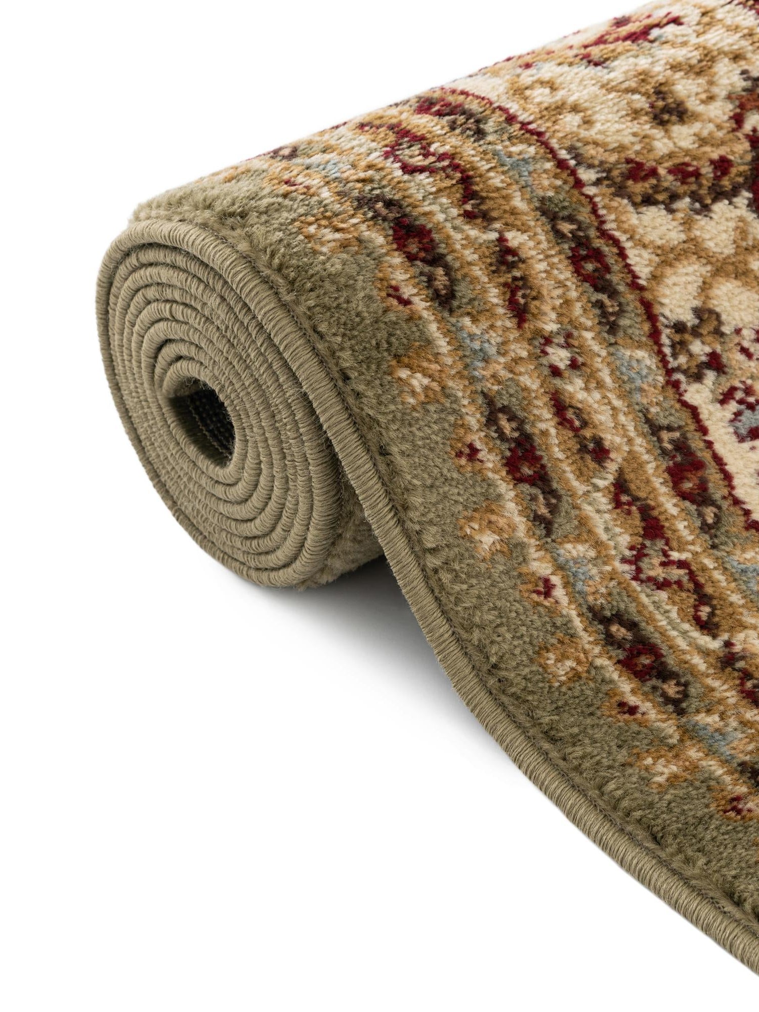 Green 5' 3 x 5' 3 Voyage Round Area Rug