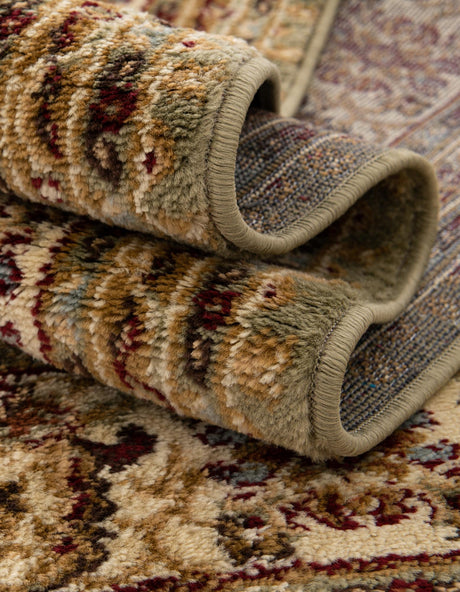 Grass Green 3' 3 x 3' 3 Voyage Round Area Rug