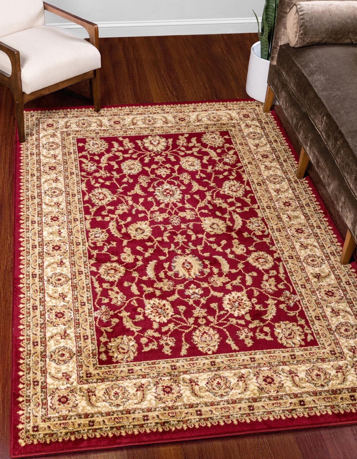 Red 7' 10 x 11' Voyage Rectangle Area Rug
