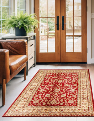 Red 3' 1 x 5' 3 Voyage Rectangle Rug