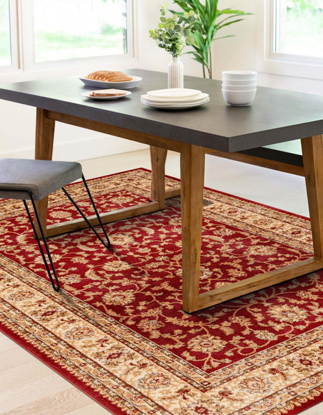 Red 10' x 13' 1 Voyage Rectangle Area Rug Persian Inspired Classic Traditional Design Durable Carpet Mat for Home Interior Design for Sale at Rug Engine