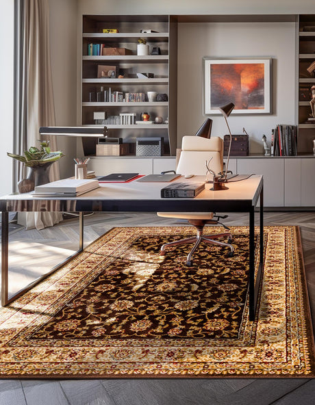 Brown 7' 10 x 10' Voyage Rectangle Area Rug