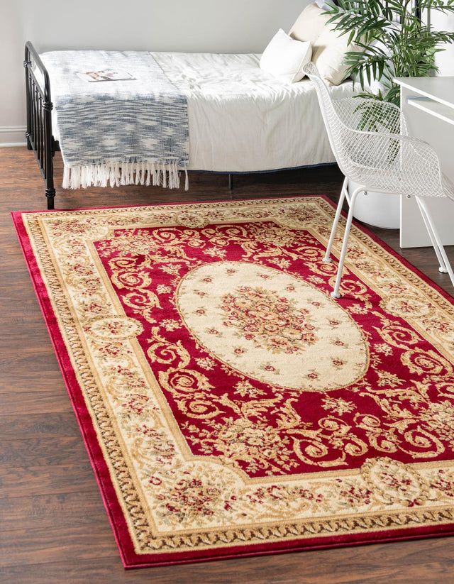 Red 2' 2 x 3' 1 Versailles Rectangle Area Rug