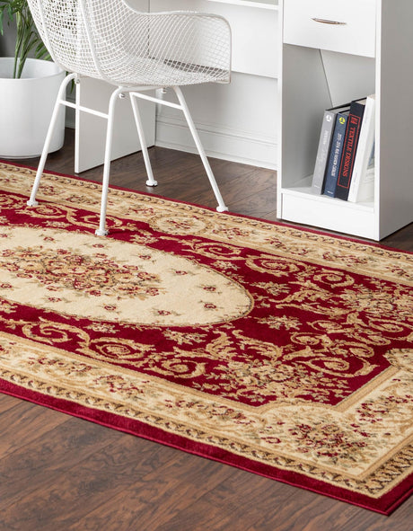 Red 2' 2 x 3' 1 Versailles Rectangle Area Rug