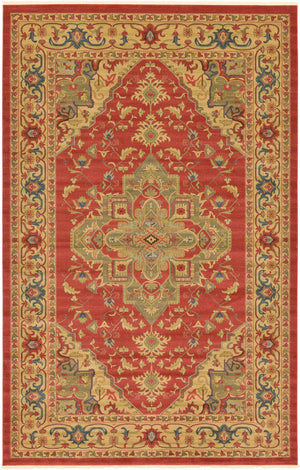 Red 10' 6 x 16' 5 Sahand Rectangle Area Rug Affordable Easy Clean Traditional Design Durable Carpet for Home Interior Design Living Room Dining Office for Sale at Rug Engine