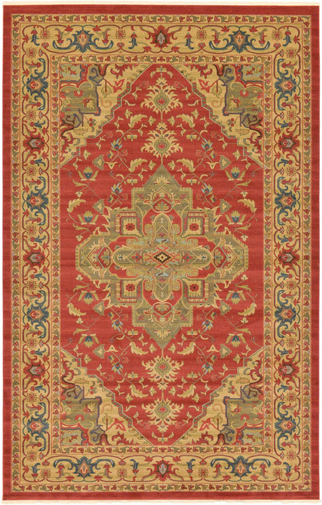 Red 10' 6 x 16' 5 Sahand Rectangle Area Rug Affordable Easy Clean Traditional Design Durable Carpet for Home Interior Design Living Room Dining Office for Sale at Rug Engine